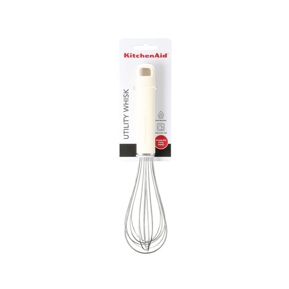 KitchenAid Batidor Classic Porcelana blanca 27 cm