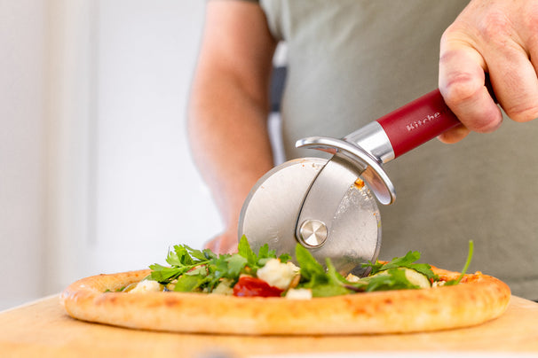 KitchenAid Cortador de pizza Classic Rojo emperador 23.5 cm