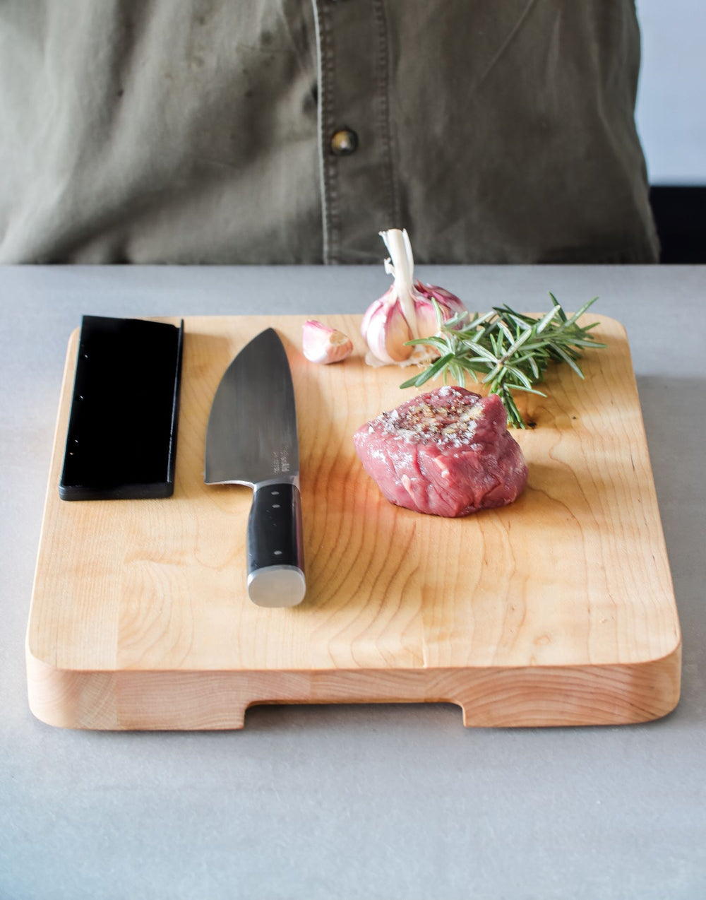 Cuchillo de chef Gourmet 20 cm + protector de cuchillo gratis
