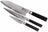 Set de cuchillos Kai Shun Classic - acero damasco de 32 capas - (Cuchillo de oficina + Cuchillo universal + Cuchillo Santoku) 3 piezas - DMS-310