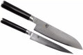 Set de cuchillos Kai Shun Classic - acero damasco de 32 capas - (Cuchillo universal + Cuchillo Santoku) 2 piezas - DMS-230