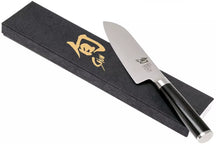Cuchillo Santoku Kai Shun Classic - acero damasco de 32 capas - 13.75 cm - DM-0727