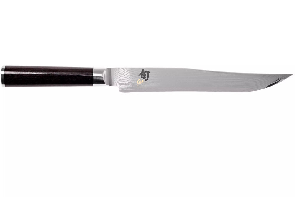 Cuchillo para trinchar / Cuchillo para carne Shun Classic - 32 capas de acero damasco - 20 cm - DM-0703