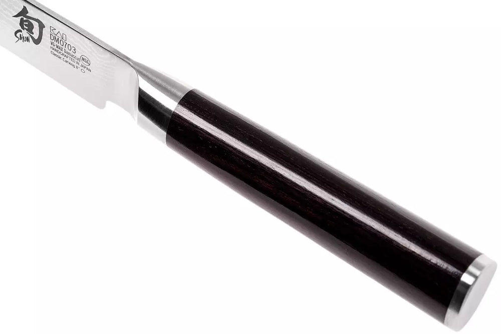 Cuchillo para trinchar / Cuchillo para carne Shun Classic - 32 capas de acero damasco - 20 cm - DM-0703