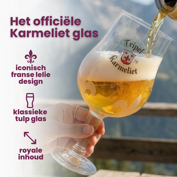 Vasos de cerveza Karmeliet - 330 ml - 2 piezas