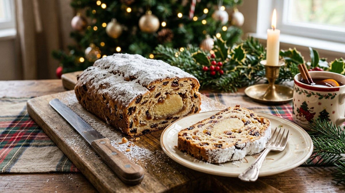 Festivo, suave y relleno de pasta de almendra: el stol de Navidad que haces tú mismo.