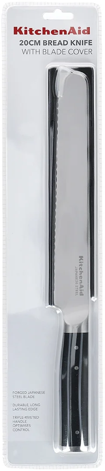 Cuchillo para pan Gourmet 20 cm + protector de cuchillo gratis