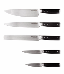 Bloque de cuchillos Gourmet Madera de abedul - 6 piezas - Afilador de cuchillos integrado