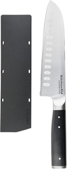Cuchillo Santoku Gourmet 18 cm + protector de cuchillo gratis