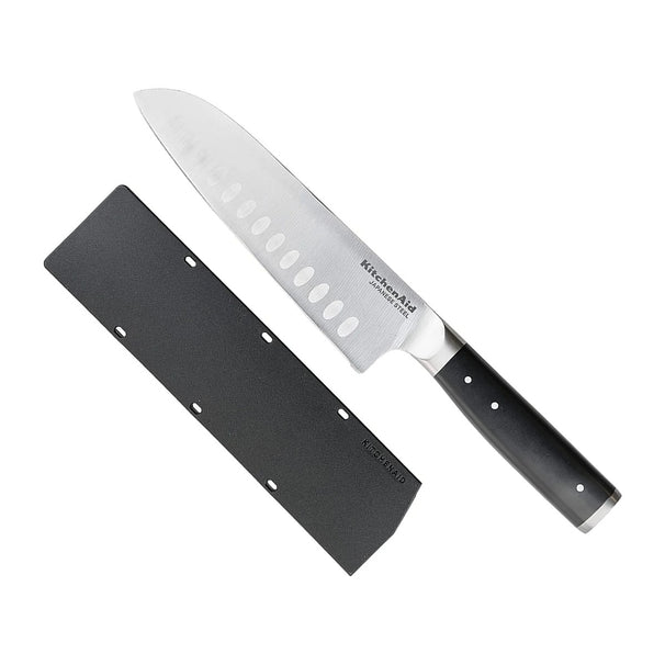Cuchillo Santoku Gourmet 18 cm + protector de cuchillo gratis