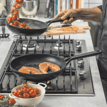 Juego de sartenes KitchenAid Classic Forged - ø 20, 24 y 28 cm - revestimiento antiadherente cerámico