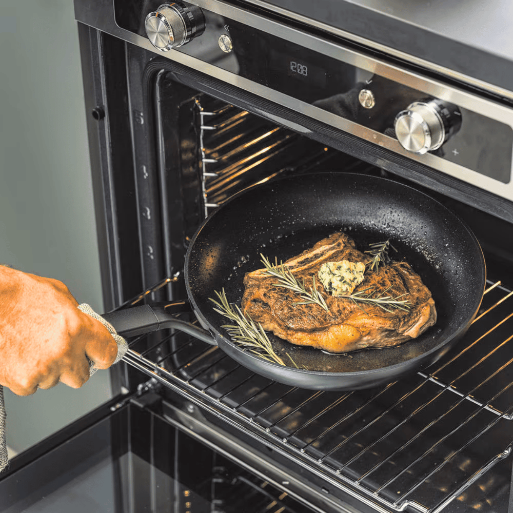 Juego de sartenes KitchenAid Classic Forged - ø 20, 24 y 28 cm - revestimiento antiadherente cerámico