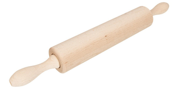 Cookinglife Rodillo para Masa de Madera de Haya 43.5 cm - con rodamientos de bolas