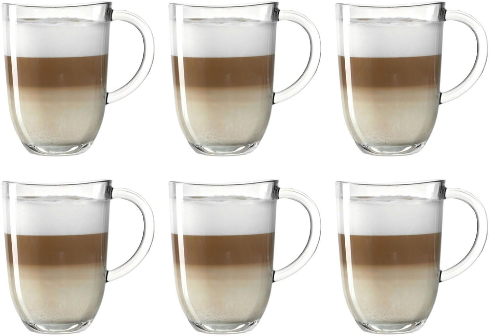 Leonardo Vasos para Latte Macchiato - Napoli 380 ml - 6 unidades - Resistente al calor