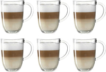 Leonardo Vasos para Latte Macchiato - Napoli 380 ml - 6 unidades - Resistente al calor