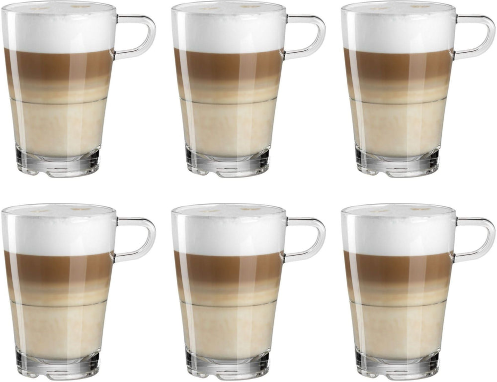 Vasos para Latte Macchiato Leonardo Senso - Apilables - 350 ml - 6 piezas