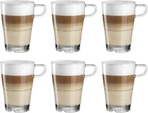 Vasos para Latte Macchiato Leonardo Senso - Apilables - 350 ml - 6 piezas