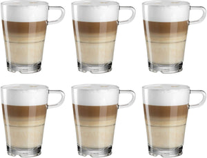 Vasos para Latte Macchiato Leonardo Senso - Apilables - 350 ml - 6 piezas
