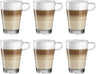 Vasos para Latte Macchiato Leonardo Senso - Apilables - 350 ml - 6 piezas