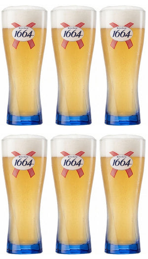 Kronenbourg 1664 Blanc vasos de cerveza 250 ml - 6 piezas