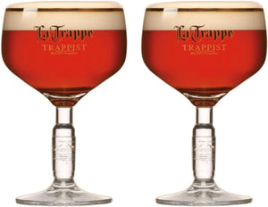 Vasos de cerveza La Trappe tipo cáliz 250 ml - 2 unidades