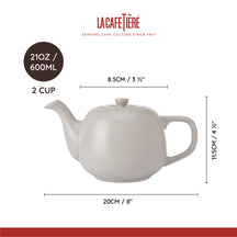 La Cafetera Theepot Classic Latte - Cerámica - 600 ml