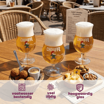 Vasos de cerveza La Chouffe 250 ml - 2 unidades