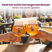 Vasos de cerveza La Chouffe 250 ml - 2 unidades