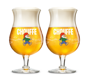 Vasos de cerveza La Chouffe 250 ml - 2 unidades