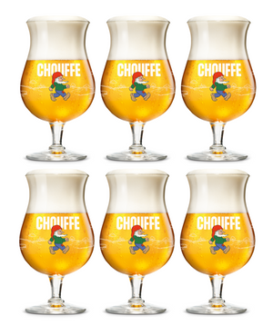Vasos de cerveza La Chouffe - 250 ml - 6 piezas