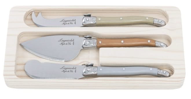 Set de cuchillos para queso Laguiole Style de Vie Treasure 3 piezas