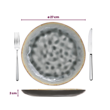 Platos de Cena Cosy & Trendy Laguna Blue Grey ø 27 cm - 4 Piezas