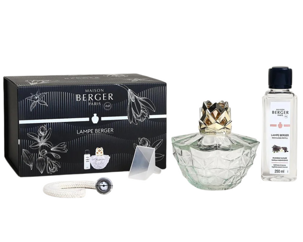Set de regalo Maison Berger - Quemador de fragancia Splendeur Vanillée / Magnificencia de Vainilla - Transparente - 250 ml
