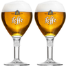 Vasos de cerveza Leffe - 330 ml - 2 piezas
