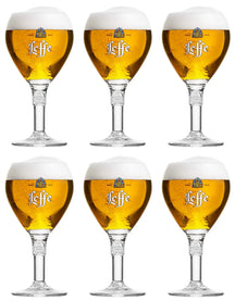 Vasos de cerveza Leffe 250 ml - 6 unidades