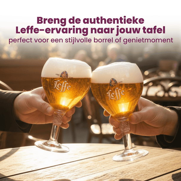 Vasos de cerveza Leffe - 330 ml - 2 piezas