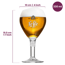 Vasos de cerveza Leffe 250 ml - 4 piezas