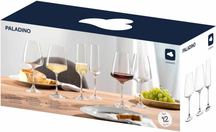 Set de copas de vino Leonardo (Copas de vino tinto + Copas de vino blanco + Copas de champán) - Paladino - Set de 12 piezas