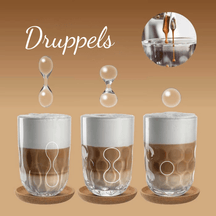 Vasos para latte macchiato Leonardo - Gocce Uno - 390 ml - 2 unidades