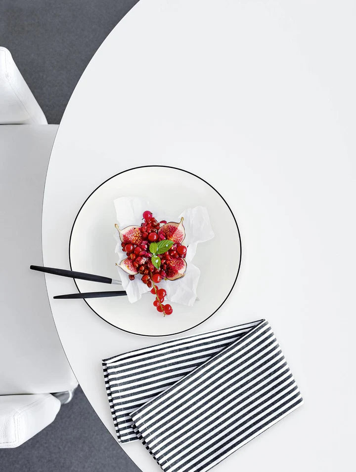 Platos de cena ASA Selection A Table Ligne Noire ø 26.5 cm - 4 piezas