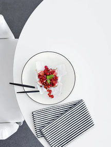 Platos de cena ASA Selection A Table Ligne Noire ø 26.5 cm - 4 piezas