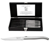 Cuchillos para steak Laguiole Style de Vie Luxury Line Acero inoxidable - 6 piezas