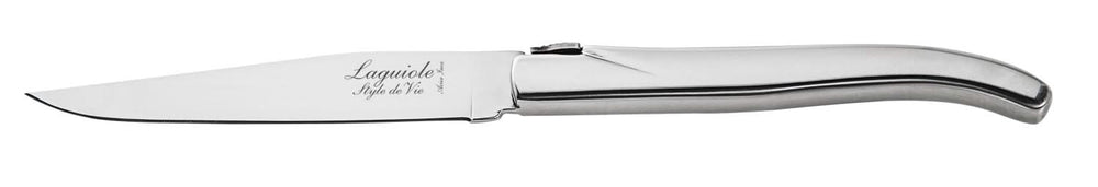Cuchillos para steak Laguiole Style de Vie Luxury Line Acero inoxidable - 6 piezas