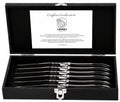 Cuchillos para steak Laguiole Style de Vie Luxury Line Negro Ébano - 6 piezas