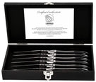 Cuchillos para steak Laguiole Style de Vie Luxury Line Negro Ébano - 6 piezas