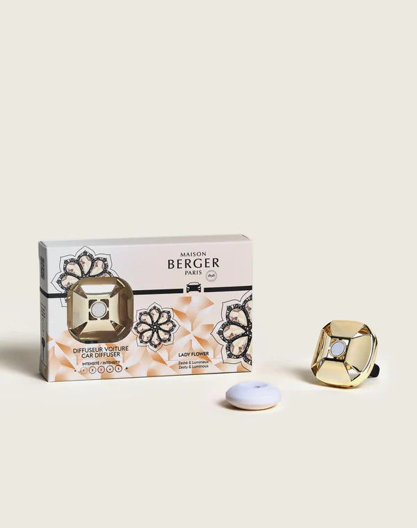 Maison Berger Difusor de autoparfum Eternity Oro / Lady Flower - Con recarga