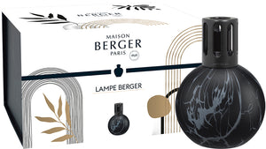 Set de regalo Maison Berger - Quemador de fragancia Marbrure - Negro