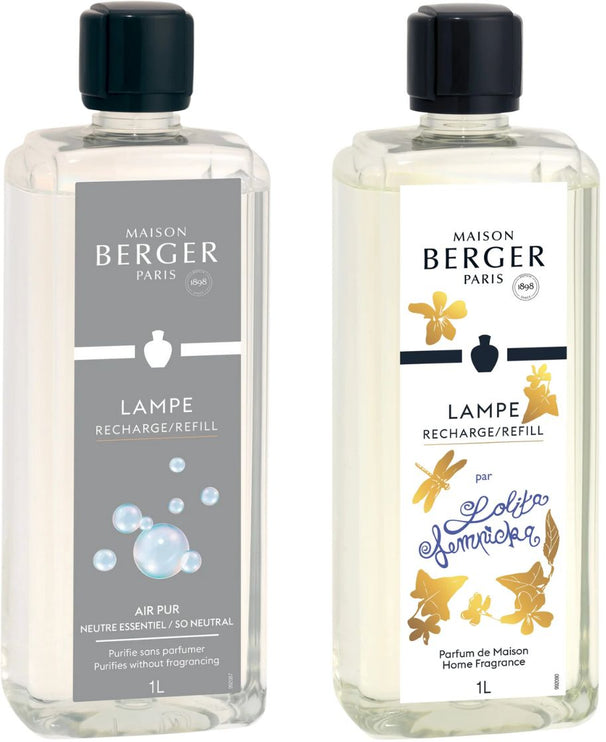 Recarga Maison Berger - para quemador de fragancia - So Neutral + Lolita Lempicka - 2 x 1 litro