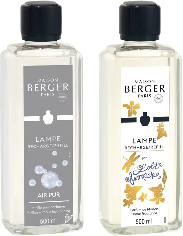 Recarga Maison Berger - para quemador de fragancia - So Neutral + Lolita Lempicka - 2 x 500 ml