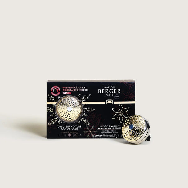 Set de inicio Maison Berger Autoparfum + 1 recarga Pomelis On/Off - Splendeur Vanillée - Con recarga